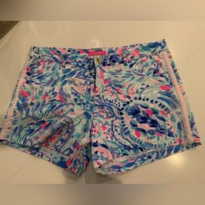 Lilly Pulitzer Blue and Pink Fabric